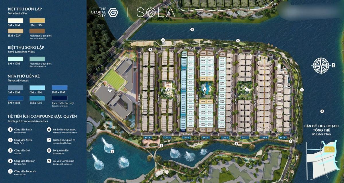 Mặt bằng dự án The Privia An Dương Vương mat bang THE PEARL RIVERSIDE